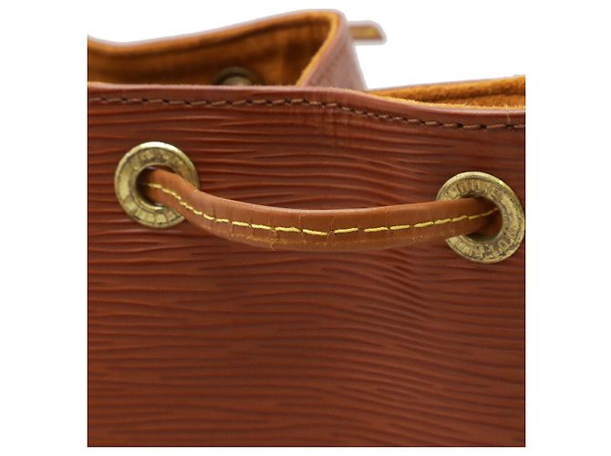 Borsa a tracolla Louis Vuitton Epi Noe in pelle Marrone - vista 5