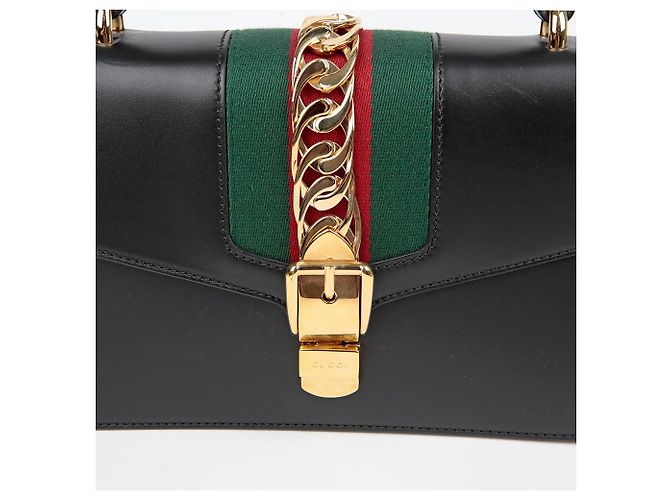 Gucci Piccola borsa a tracolla Silvi Nero - vista 5