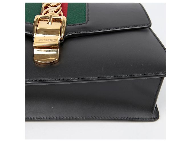 Gucci Piccola borsa a tracolla Silvi Nero - vista 9