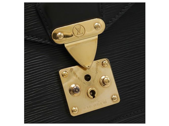 Louis Vuitton Epi Monceau Handtasche Schwarz - Ansicht 5