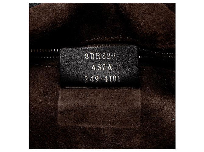 Borsa a tracolla Fendi Calfskin Simply Medium Nero - vista 6