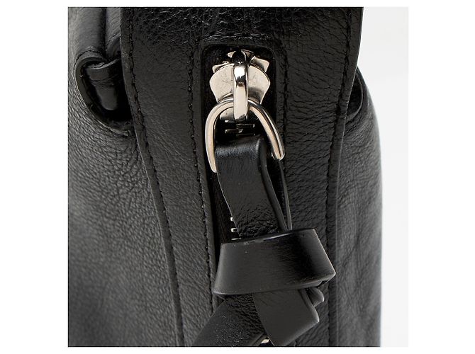 Borsa a tracolla Fendi Calfskin Simply Medium Nero - vista 9