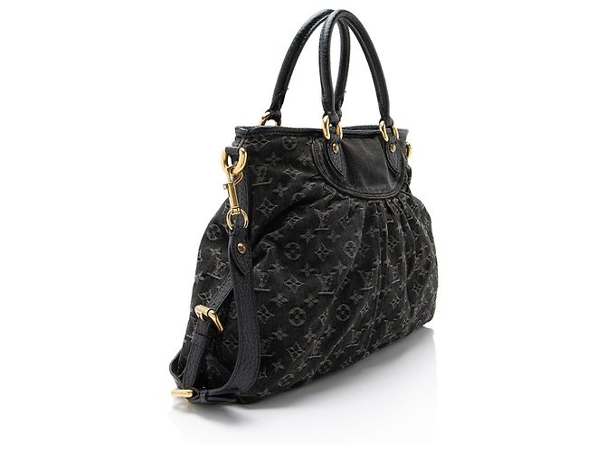 Borsa Louis Vuitton Monogram Denim Neo Cabby GM Nero - vista 2
