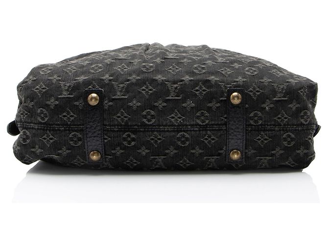 Borsa Louis Vuitton Monogram Denim Neo Cabby GM Nero - vista 4