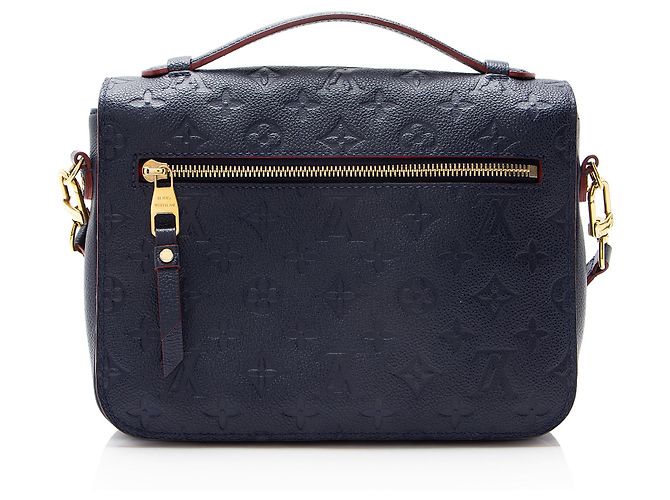 Borsa a tracolla Pochette Metis Monogram Empreinte Louis Vuitton Blu - view 3