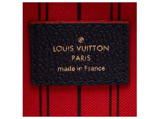 Borsa a tracolla Pochette Metis Monogram Empreinte Louis Vuitton Blu - view 8