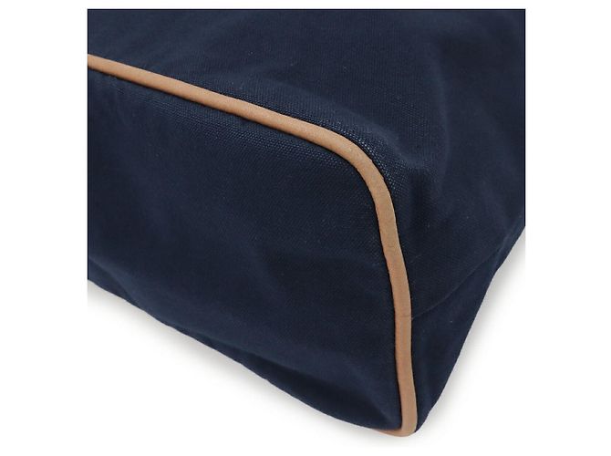 Hermès Hermes Canvas Bolide Pouch 34 TGM Blau - Ansicht 3