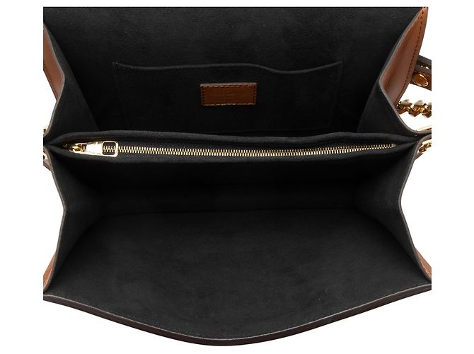 Borsa a tracolla Louis Vuitton Reverse Monogram Dauphine MM Marrone - vista 7