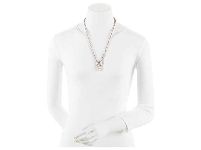Collana lariat David Yurman in argento sterling e diamante con motivo quatrefoil Metallico - vista 2