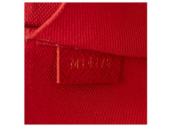 Louis Vuitton Damier Ebene Felicie Pochette Marrone - vista 6