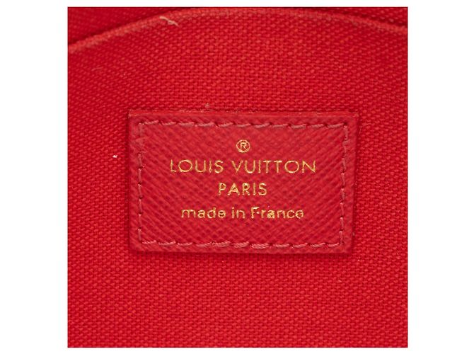 Louis Vuitton Damier Ebene Felicie Pochette Marrone - vista 8