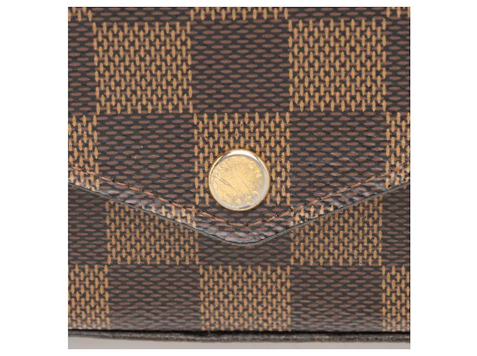 Louis Vuitton Damier Ebene Felicie Pochette Marrone - vista 9