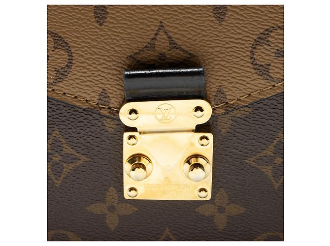 Borsa a tracolla Louis Vuitton Reverse Monogram Pochette Metis Marrone - vista 9