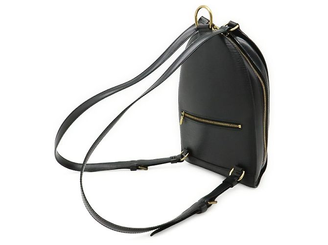 Mochila Louis Vuitton em couro Epi Mabillon Preto - vista 2