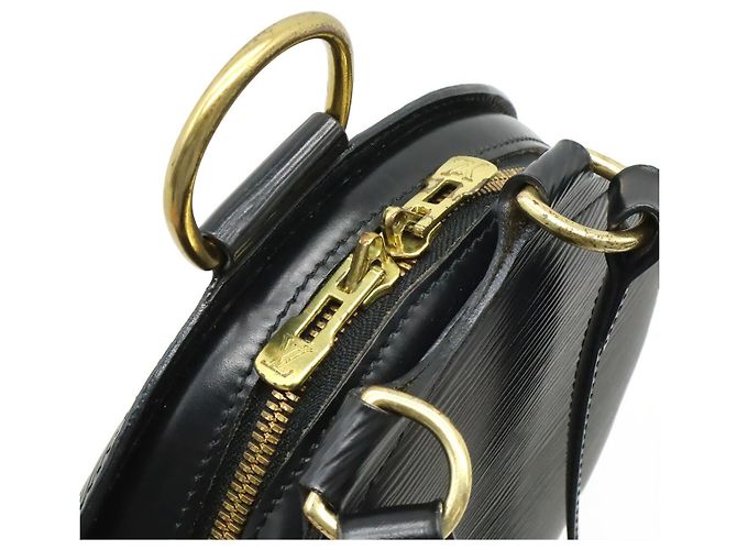 Mochila Louis Vuitton em couro Epi Mabillon Preto - vista 4