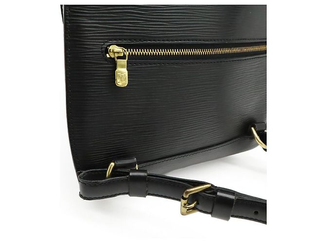 Mochila Louis Vuitton em couro Epi Mabillon Preto - vista 6
