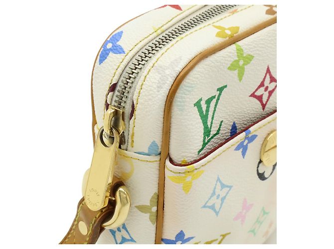 Borsa a tracolla Louis Vuitton Monogram Multicolor Lift Pochette Mini Bag Bianco - vista 6