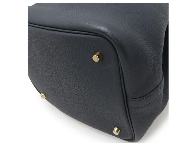 Hermès Borsa Tote Hermes Picotin Lock Touch MM Navy Blu - vista 3