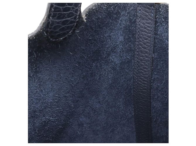 Hermès Borsa Tote Hermes Picotin Lock Touch MM Navy Blu - vista 6