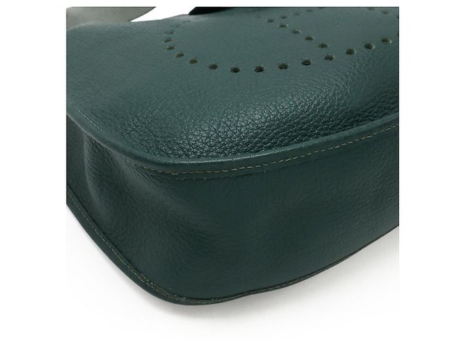 Hermès Bolso de hombro Hermes Evelyne I en cuero verde - vista 3