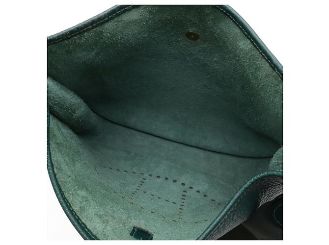 Hermès Bolso de hombro Hermes Evelyne I en cuero verde - vista 7