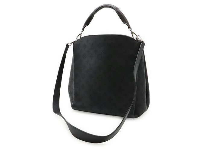 Borsa a Spalla Louis Vuitton Mahina Babylon PM Nero - vista 2