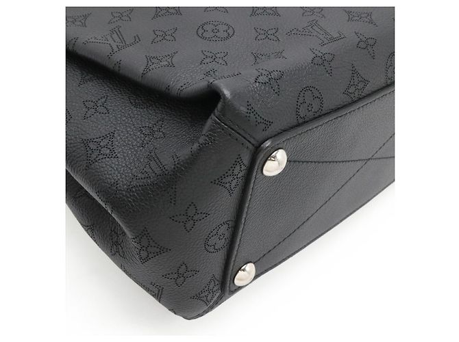 Borsa a Spalla Louis Vuitton Mahina Babylon PM Nero - vista 3