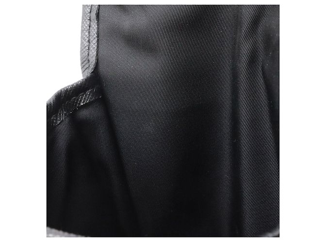 Borsa a tracolla smartphone in nylon con logo triangolo Prada Nero - vista 7