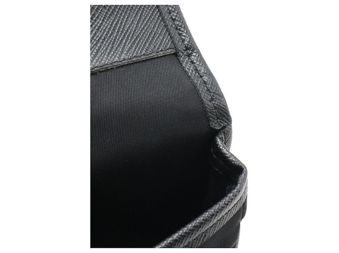 Borsa a tracolla smartphone in nylon con logo triangolo Prada Nero - vista 8