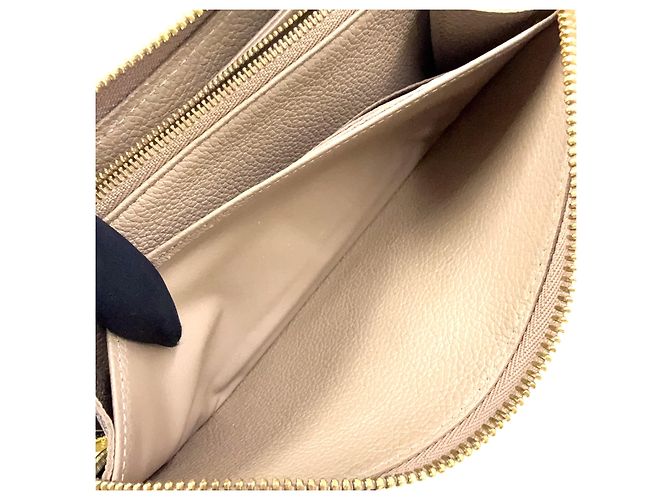 Portafoglio Zippy Louis Vuitton Monogram Beige Marrone - vista 10