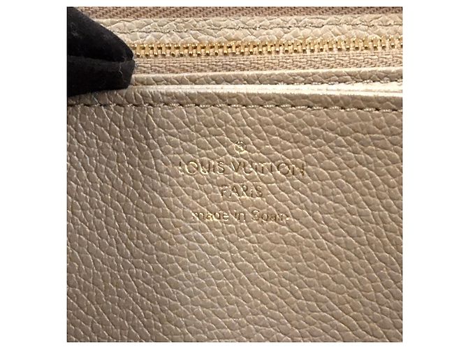 Portafoglio Zippy Louis Vuitton Monogram Beige Marrone - vista 4