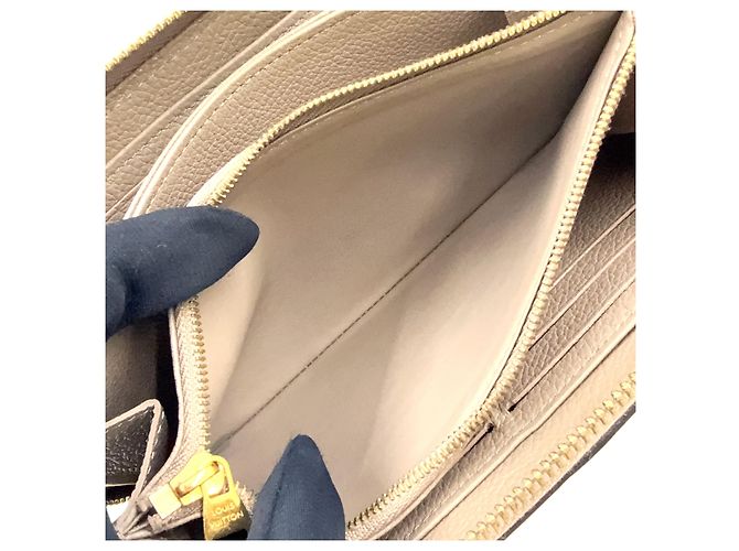 Portafoglio Zippy Louis Vuitton Monogram Beige Marrone - vista 5