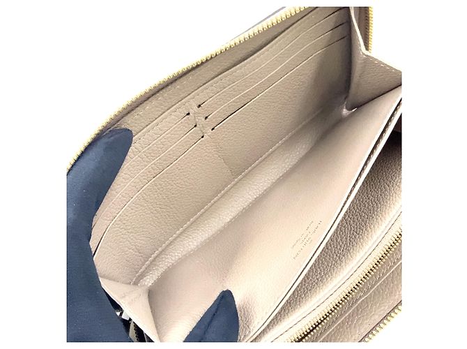 Portafoglio Zippy Louis Vuitton Monogram Beige Marrone - vista 7