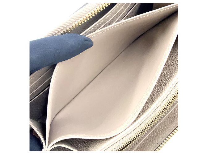 Portafoglio Zippy Louis Vuitton Monogram Beige Marrone - vista 8