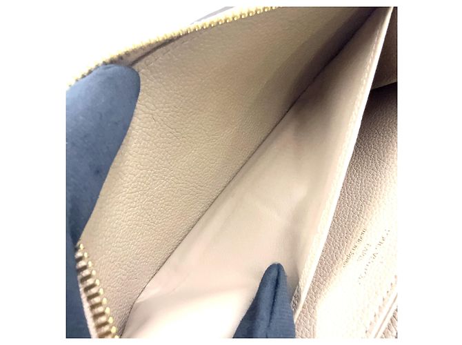 Portafoglio Zippy Louis Vuitton Monogram Beige Marrone - vista 9