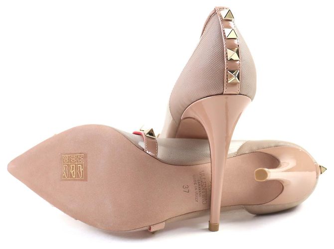 Décolleté in pelle Valentino Garavani Beige - vista 7