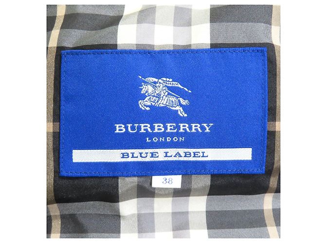 Abrigo de plumón de nylon Burberry Blue Label Negro - vista 9
