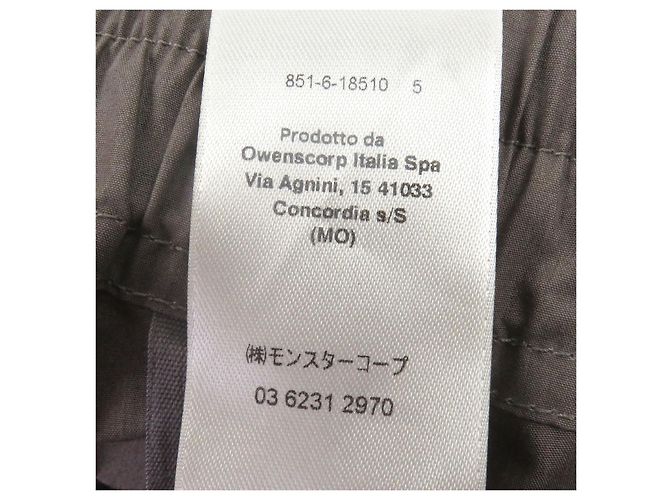 Calças de algodão Rick Owens Bege - vista 10