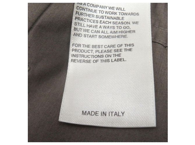 Calças de algodão Rick Owens Bege - vista 8