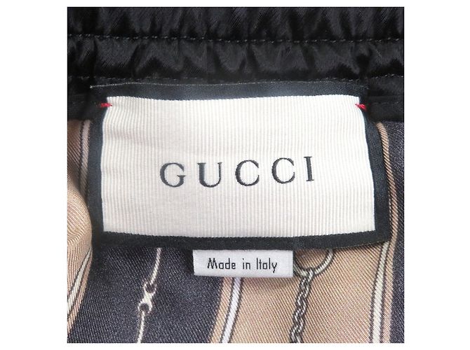 Pantaloncini stampati bicolore Gucci in acetato - vista 5