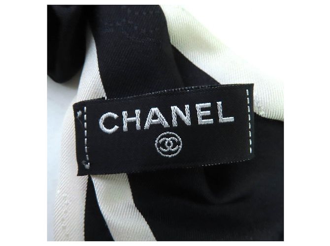 Timeless Chanel Seiden-Haaraccessoire Schwarz - Ansicht 6