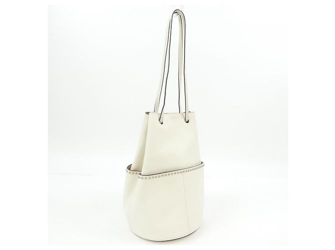Autre Marque Mini-Tasche J&M DAVIDSON DAISY WITH STUDS Weiß - Ansicht 2