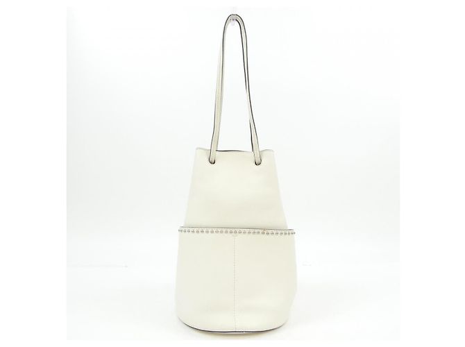 Autre Marque Mini-Tasche J&M DAVIDSON DAISY WITH STUDS Weiß - Ansicht 3