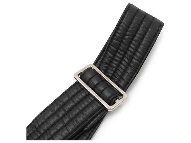 Borsa a tracolla Chanel Coco Cocoon in nylon e pelle Nero - vista 6