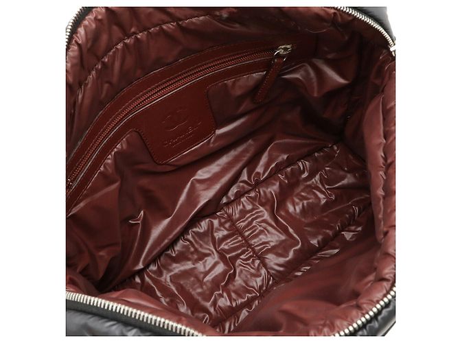 Borsa a tracolla Chanel Coco Cocoon in nylon e pelle Nero - vista 7