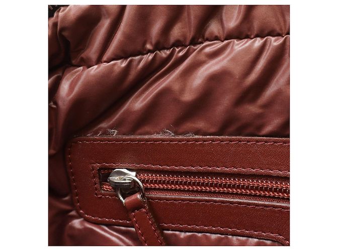 Borsa a tracolla Chanel Coco Cocoon in nylon e pelle Nero - vista 8