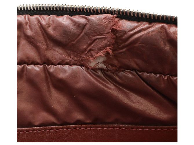 Borsa a tracolla Chanel Coco Cocoon in nylon e pelle Nero - vista 9