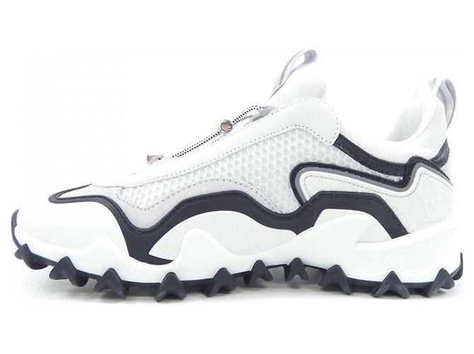 Sneakers Louis Vuitton Marrone Bianco - vista 2