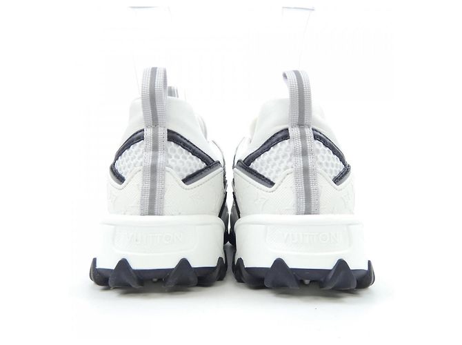 Sneakers Louis Vuitton Marrone Bianco - vista 5