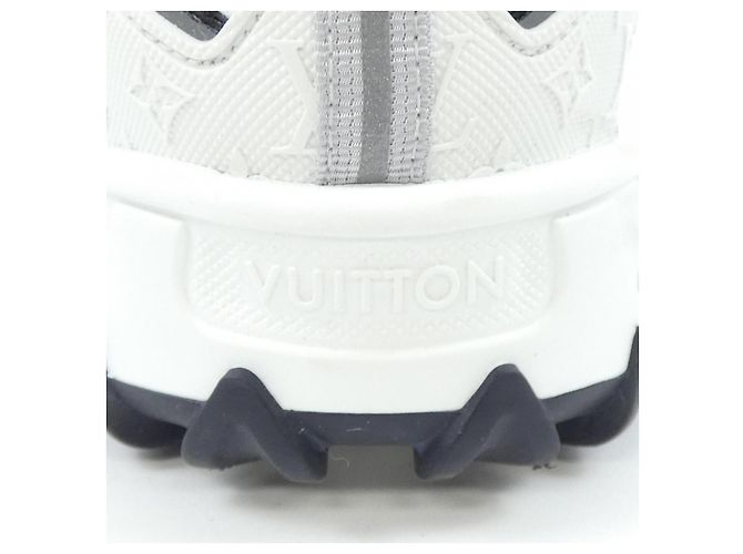 Sneakers Louis Vuitton Marrone Bianco - vista 6